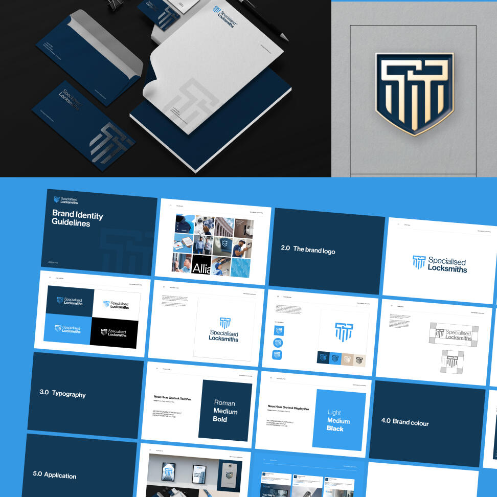 Specialised Locksmith Visual Identity