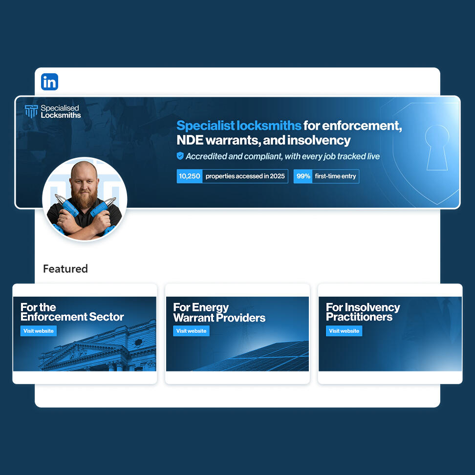 Specialised Locksmith Visual Identity